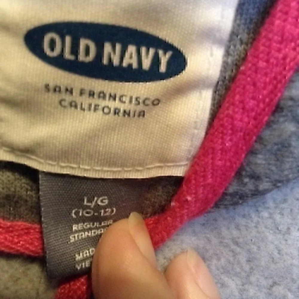 Gray girls size 10-12 Old Navy jacket